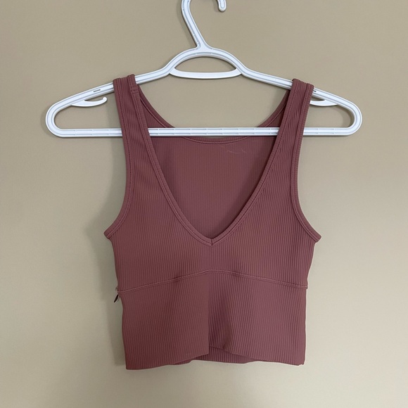 Lululemon Power Pivot Tank *Rib (Spiced Chai) - Picture 6 of 8